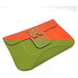 Hermès-Pochette Virevolte Hermès (T) (1914179)-Orange