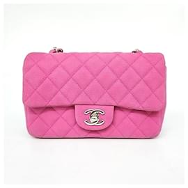 Chanel-Chanel Easy Caviar Classic New Mini Crossbody Bag (7695326)-Pink
