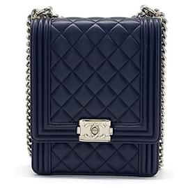 Chanel-Chanel Boy Flap Bag (1204190)-Blue