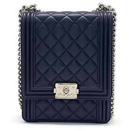 Chanel-Chanel Boy Flap Bag (1204190)-Blue