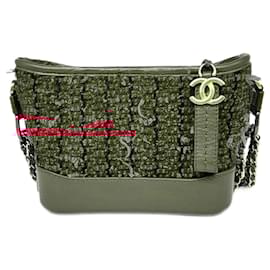 Chanel-Chanel Tweed Gabrielle Hobo Bag Small (8255540)-Pink