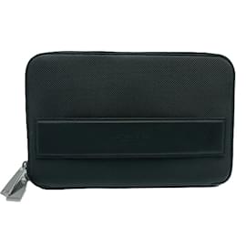Bottega Veneta-Bottega Veneta Marco Polo Clutch Bag-Black