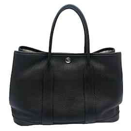Hermès-Sac fourre-tout noir Negonda de Hermes Garden TPM-Noir