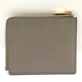 Céline-Celine Gray Business Card Case-Brown