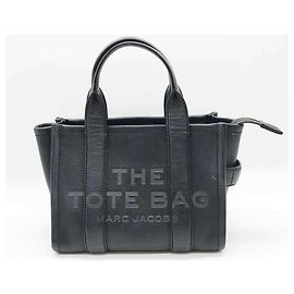 Schwarze Leder-Tote von Marc Jacobs Schwarz
