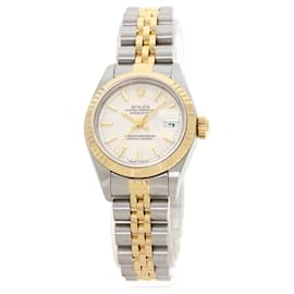 Rolex-Rolex 79173 Datejust Silver Tapestry Watch-Other