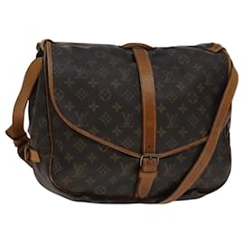 Louis Vuitton-LOUIS VUITTON Monogram Saumur 35 Shoulder Bag M42254 LV Auth ar13118-Monogram