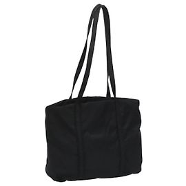 PRADA Borsa Tote Nylon Nera Argento Auth bs21891 Nero Argento