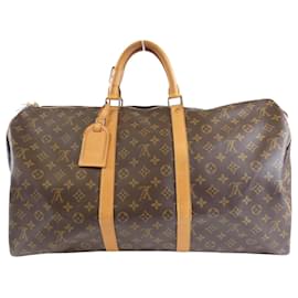Louis Vuitton-Louis Vuitton Keepall 55-Brown