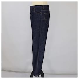 Dior-DIOR Trousers T.FR  Cotton-Blue