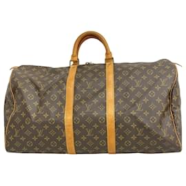 Louis Vuitton-Louis Vuitton Keepall 55-Brown