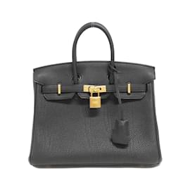Hermès-Hermes Birkin 25cm Handbag-Black