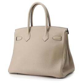 Hermès-Hermes Birkin 30 Handbag in Gris Tourterelle-Grey
