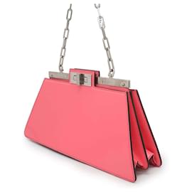 Fendi-Sac à bandoulière Fendi Chain Peekaboo Cut-Rose