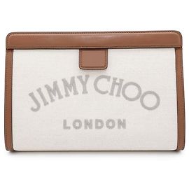 Bolsa Clutch VARENNE de Jimmy Choo Marrom