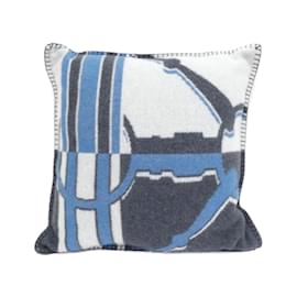 Hermès-Hermes Tattersall 103689M Cushion-Other