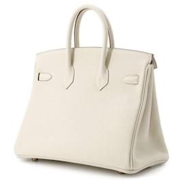 Hermès-Hermes Birkin 25 Handbag in Crepe Pink-Other