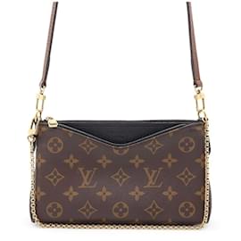 Louis Vuitton-Louis Vuitton Monogram Pallas Clutch-Black,Monogram