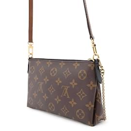 Louis Vuitton-Louis Vuitton Monogram Pallas Clutch-Black,Monogram