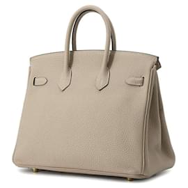 Hermès-Hermes Birkin 25 Handbag in Gris Tourterelle-Grey
