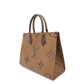 Louis Vuitton-Louis Vuitton Monogram Reverse Tote Bag-Red,Monogram