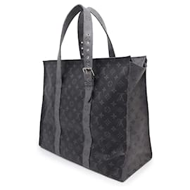 Louis Vuitton-Louis Vuitton Monogram Eclipse Tote Bag-Black,Monogram