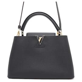 Louis Vuitton-Louis Vuitton Capucines MM Handbag-Black
