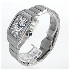 Cartier-Cartier Santos de Skeleton LM WHSA0015 SS Wristwatch-Other