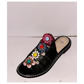 Fendi-Fendi Elegant sandal size 39-Black