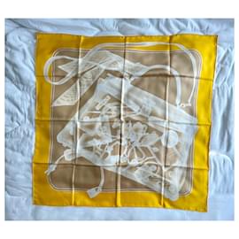 Hermès-Hermès - Please, Check In - New with tag-Yellow