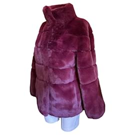 Diane Von Furstenberg-Coats, Outerwear-Dark red