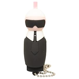 Fendi-Fendi Karl Lagerfeld USB Memory Case Keychain-Black