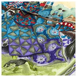 Hermès-Hermes Silk Scarf Cavaliers Peuls-Multiple colors