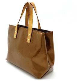 Louis Vuitton-Louis Vuitton Vernis Reade PM Tote Bag-Metallic,Bronze