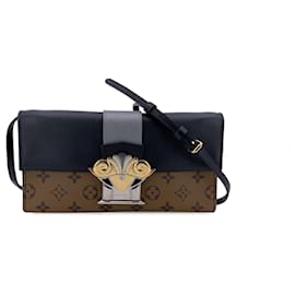 Louis Vuitton-Bolsa de mão de tecido Louis Vuitton-Multicor