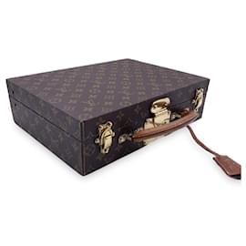 Louis Vuitton-Monogram Canvas Jewelry Case Boite Bijoux Travel Bag-Brown