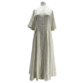 Robe COS T.FR 38 en lin Blanc