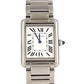 Cartier-Cartier Tank Must LM WSTA0052 Stainless Steel Wristwatch-Other