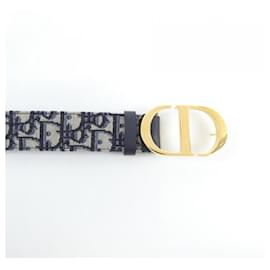 Christian Dior-Christian Dior Standard Belt-Black,Beige,Navy blue