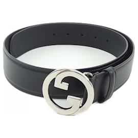 Gucci-Gucci Standard Black Belt-Black