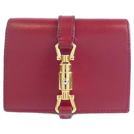 Gucci Jackie 1961 Bi-Fold Geldbörse Rot