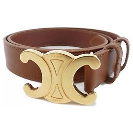 Céline Celine Brown Standard Belt Brown