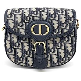 Dior-Christian Dior Oblique Bobby Bag Small -Blue