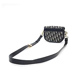 Dior-Christian Dior Oblique Bobby Bag Small -Blue