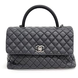 Chanel-Chanel Caviar Coco Handle 31 -Grey