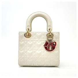 Dior-Christian Dior Lady Dior Bag Small -White