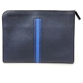 Prada-Prada Saffiano Treble Clutch -Multiple colors