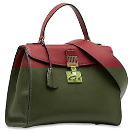 Dior-Dior DiorAddict Top Handle Bag-Red