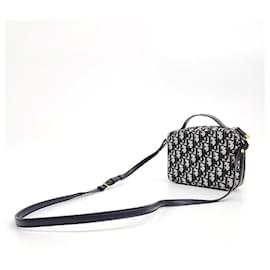 Dior-Christian Dior Oblique 30 Montaine Box Bag -Blue