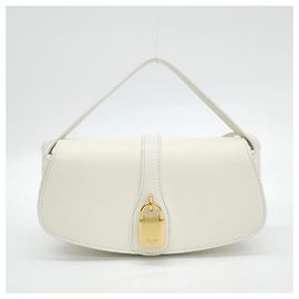 Céline Clutch Celine com alça Branco